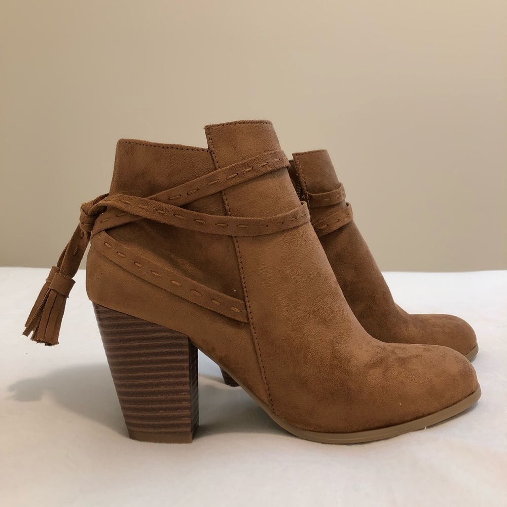 Suede Booties size 7